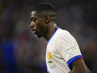 Ousmane Dembele right winger of France and Paris Saint-Germain during the UEFA EURO 2024 semi-final match between Spain v France at Munich F...