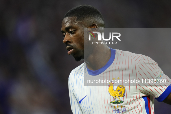 Ousmane Dembele right winger of France and Paris Saint-Germain during the UEFA EURO 2024 semi-final match between Spain v France at Munich F...