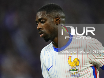 Ousmane Dembele right winger of France and Paris Saint-Germain during the UEFA EURO 2024 semi-final match between Spain v France at Munich F...