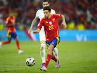 Jesus Navas right-back of Spain and Sevilla FC during the UEFA EURO 2024 semi-final match between Spain v France at Munich Football Arena on...