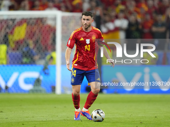 Aymeric Laporte centre-back of Spain and Al-Nassr FC during the UEFA EURO 2024 semi-final match between Spain v France at Munich Football Ar...