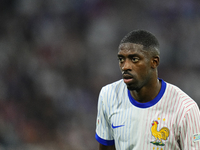 Ousmane Dembele right winger of France and Paris Saint-Germain during the UEFA EURO 2024 semi-final match between Spain v France at Munich F...