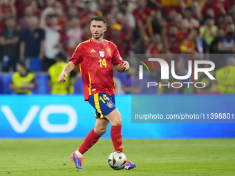 Aymeric Laporte centre-back of Spain and Al-Nassr FC during the UEFA EURO 2024 semi-final match between Spain v France at Munich Football Ar...