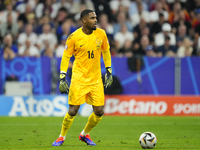 Mike Maignan goalkeeper of France and AC Milan during the UEFA EURO 2024 semi-final match between Spain v France at Munich Football Arena on...