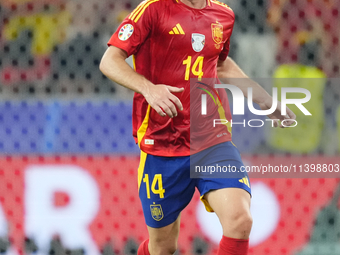 Aymeric Laporte centre-back of Spain and Al-Nassr FC during the UEFA EURO 2024 semi-final match between Spain v France at Munich Football Ar...