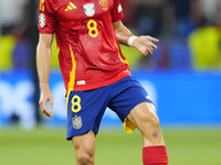 Fabian Ruiz central midfield of Spain and Paris Saint-Germain during the UEFA EURO 2024 semi-final match between Spain v France at Munich Fo...