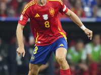 Fabian Ruiz central midfield of Spain and Paris Saint-Germain during the UEFA EURO 2024 semi-final match between Spain v France at Munich Fo...