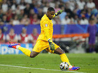 Mike Maignan goalkeeper of France and AC Milan during the UEFA EURO 2024 semi-final match between Spain v France at Munich Football Arena on...