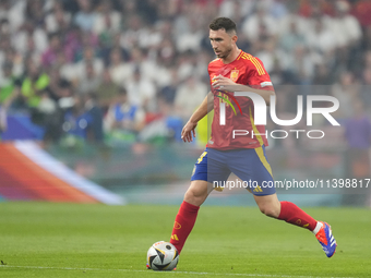 Aymeric Laporte centre-back of Spain and Al-Nassr FC during the UEFA EURO 2024 semi-final match between Spain v France at Munich Football Ar...