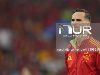 Fabian Ruiz central midfield of Spain and Paris Saint-Germain during the UEFA EURO 2024 semi-final match between Spain v France at Munich Fo...