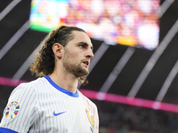 Adrien Rabiot central midfield of France and Juventus FC during the UEFA EURO 2024 semi-final match between Spain v France at Munich Footbal...