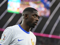 Ousmane Dembele right winger of France and Paris Saint-Germain during the UEFA EURO 2024 semi-final match between Spain v France at Munich F...