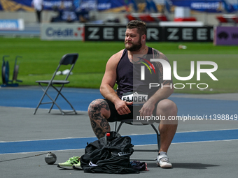 PARIS, FRANCE - JULY 08:
Pawel FAJDEK of Poland, competes in the Men's Hammer Throw, during the Meeting of Paris 2024 - IAAF Diamond League,...