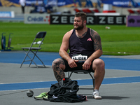 PARIS, FRANCE - JULY 08:
Pawel FAJDEK of Poland, competes in the Men's Hammer Throw, during the Meeting of Paris 2024 - IAAF Diamond League,...