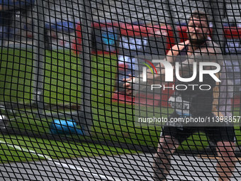 PARIS, FRANCE - JULY 08:
Pawel FAJDEK of Poland, competes in the Men's Hammer Throw, during the Meeting of Paris 2024 - IAAF Diamond League,...