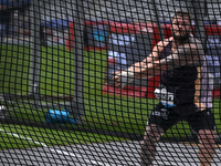 PARIS, FRANCE - JULY 08:
Pawel FAJDEK of Poland, competes in the Men's Hammer Throw, during the Meeting of Paris 2024 - IAAF Diamond League,...