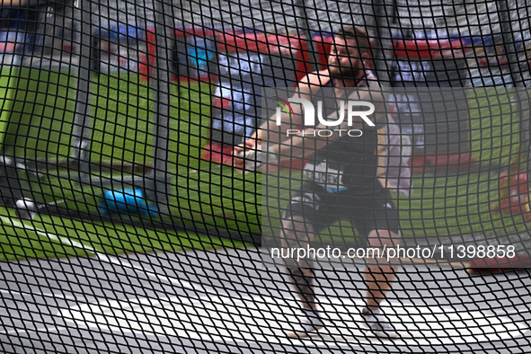 PARIS, FRANCE - JULY 08:
Pawel FAJDEK of Poland, competes in the Men's Hammer Throw, during the Meeting of Paris 2024 - IAAF Diamond League,...