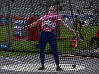 PARIS, FRANCE - JULY 08:
Wojciech NOWICKI of Poland, competes in the Men's Hammer Throw, during the Meeting of Paris 2024 - IAAF Diamond Lea...