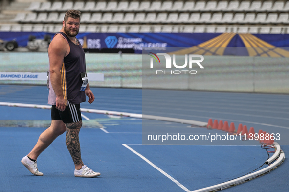 PARIS, FRANCE - JULY 08:
Pawel FAJDEK of Poland, competes in the Men's Hammer Throw, during the Meeting of Paris 2024 - IAAF Diamond League,...