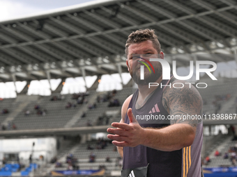 PARIS, FRANCE - JULY 08:
Pawel FAJDEK of Poland, competes in the Men's Hammer Throw, during the Meeting of Paris 2024 - IAAF Diamond League,...