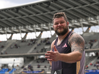 PARIS, FRANCE - JULY 08:
Pawel FAJDEK of Poland, competes in the Men's Hammer Throw, during the Meeting of Paris 2024 - IAAF Diamond League,...