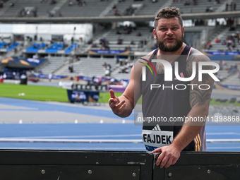 PARIS, FRANCE - JULY 08:
Pawel FAJDEK of Poland, competes in the Men's Hammer Throw, during the Meeting of Paris 2024 - IAAF Diamond League,...