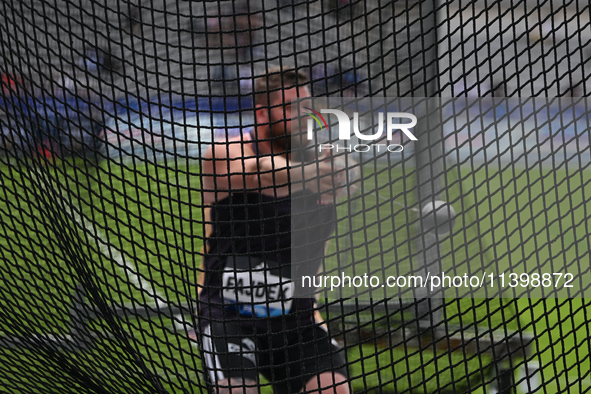 PARIS, FRANCE - JULY 08:
Pawel FAJDEK of Poland, competes in the Men's Hammer Throw, during the Meeting of Paris 2024 - IAAF Diamond League,...