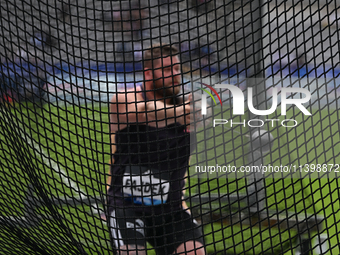 PARIS, FRANCE - JULY 08:
Pawel FAJDEK of Poland, competes in the Men's Hammer Throw, during the Meeting of Paris 2024 - IAAF Diamond League,...