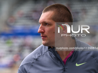 PARIS, FRANCE - JULY 08:
Wojciech NOWICKI of Poland, competes in the Men's Hammer Throw, during the Meeting of Paris 2024 - IAAF Diamond Lea...