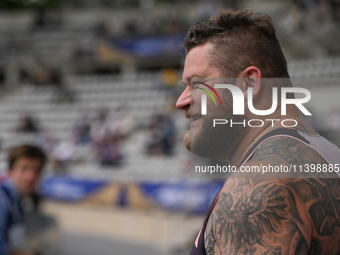 PARIS, FRANCE - JULY 08:
Pawel FAJDEK of Poland, competes in the Men's Hammer Throw, during the Meeting of Paris 2024 - IAAF Diamond League,...