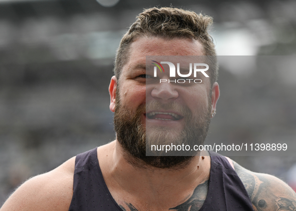 PARIS, FRANCE - JULY 08:
Pawel FAJDEK of Poland, competes in the Men's Hammer Throw, during the Meeting of Paris 2024 - IAAF Diamond League,...