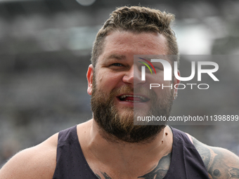 PARIS, FRANCE - JULY 08:
Pawel FAJDEK of Poland, competes in the Men's Hammer Throw, during the Meeting of Paris 2024 - IAAF Diamond League,...