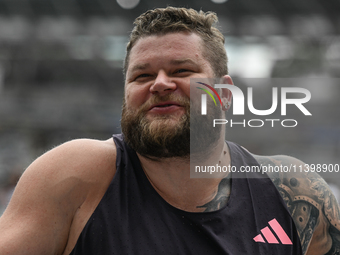 PARIS, FRANCE - JULY 08:
Pawel FAJDEK of Poland, competes in the Men's Hammer Throw, during the Meeting of Paris 2024 - IAAF Diamond League,...