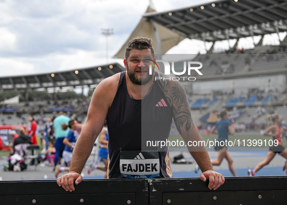 PARIS, FRANCE - JULY 08:
Pawel FAJDEK of Poland, competes in the Men's Hammer Throw, during the Meeting of Paris 2024 - IAAF Diamond League,...