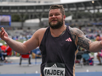 PARIS, FRANCE - JULY 08:
Pawel FAJDEK of Poland, competes in the Men's Hammer Throw, during the Meeting of Paris 2024 - IAAF Diamond League,...