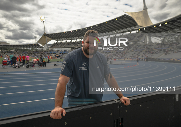 PARIS, FRANCE - JULY 08:
Pawel FAJDEK of Poland, competes in the Men's Hammer Throw, during the Meeting of Paris 2024 - IAAF Diamond League,...