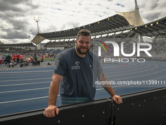 PARIS, FRANCE - JULY 08:
Pawel FAJDEK of Poland, competes in the Men's Hammer Throw, during the Meeting of Paris 2024 - IAAF Diamond League,...