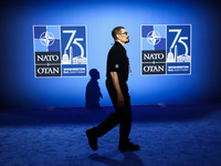 The 75th NATO Summit in the Walter E. Washington Convention Center in Washington, DC, on July 10, 2024.  (