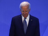 President of the United States Joe Biden during welcome ceremony of the NATO Summit in Washington DC, United States on July 10, 2024. (