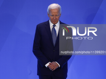 President of the United States Joe Biden during welcome ceremony of the NATO Summit in Washington DC, United States on July 10, 2024. (