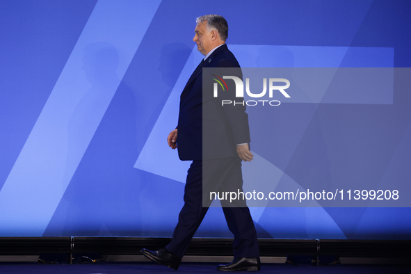 Prime Minister of Hungary Viktor Orban during welcome ceremony of the NATO Summit in Washington DC, United States on July 10, 2024. 