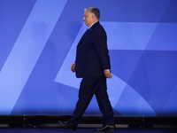 Prime Minister of Hungary Viktor Orban during welcome ceremony of the NATO Summit in Washington DC, United States on July 10, 2024. (