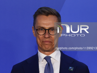 President of Finland Alexander Stubb during welcome ceremony of the NATO Summit in Washington DC, United States on July 10, 2024. (