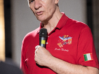 Italian astronaut Paolo Nespoli during the meeting 'Attraverso Le Stelle' in Surbo, near Lecce, Italy, on July 11, 2024. Paolo Nespoli is a...