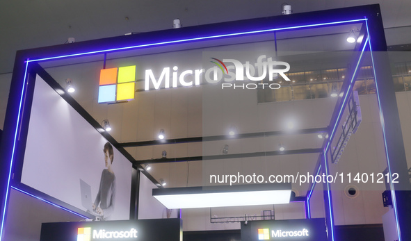 Microsoft is presenting its innovative AI office software and technologies at the 2024 WAIC in Shanghai, China, on July 7, 2024. On July 11,...