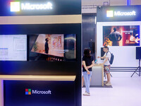 Microsoft is presenting its innovative AI office software and technologies at the 2024 WAIC in Shanghai, China, on July 7, 2024. On July 11,...