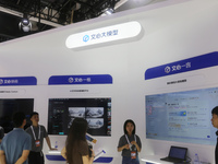 Baidu and Wenxin Large Model Application Matrix are participating in the 2024 WAIC in Shanghai, China, on July 4, 2024. On July 11, 2024, Ba...