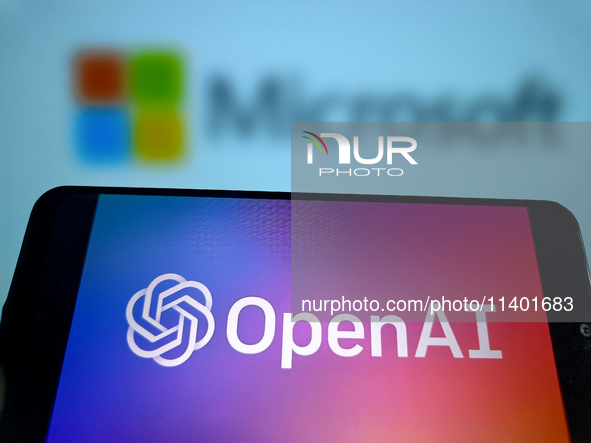 Microsoft is relinquishing its observer seat on the OpenAI board in Suqian, Jiangsu province, China, on July 12, 2024. 