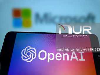 Microsoft is relinquishing its observer seat on the OpenAI board in Suqian, Jiangsu province, China, on July 12, 2024. (