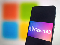 Microsoft is relinquishing its observer seat on the OpenAI board in Suqian, Jiangsu province, China, on July 12, 2024. (